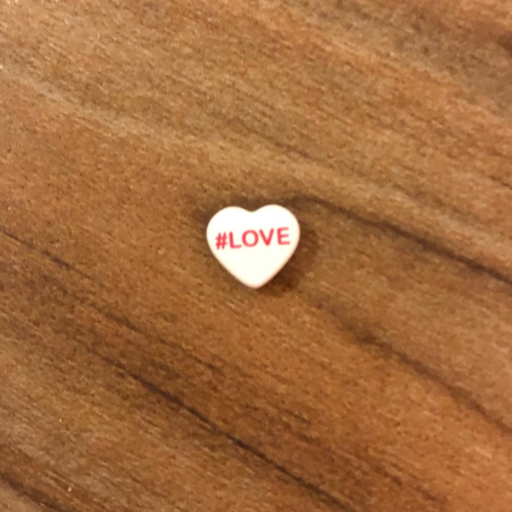 Origami Owl heart charm